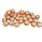 32ct. 3.25" Copper Shatterproof 2-Finish Christmas Ball Ornaments